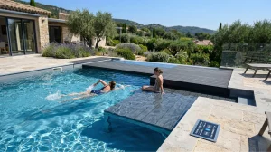 piscine fond mobile